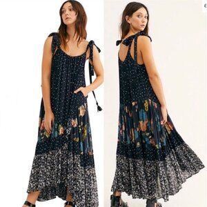 NWT Free People Bare It All Wrap Floral & Polka Dots Size S